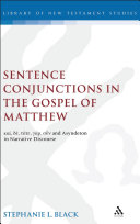 Read Pdf Sentence Conjunctions in the Gospel of Matthew