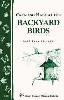 Creating Habitat for Backyard Birds Book