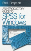 An Introductory Guide To Spss For Windows