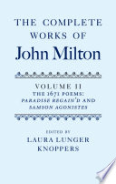 The Complete Works of John Milton: Volume II