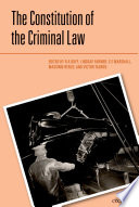 The Constitution of the Criminal Law