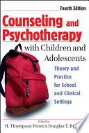 Counseling And Psychotherapy With Children And Adolescents