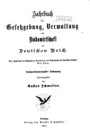 Schmollers Jahrbuch für Gesetzgebung, Verwaltung und Volkswirtschaft