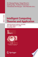 Intelligent Computing Theories And Application