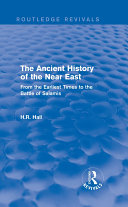 Read Pdf The Ancient History of the Near East