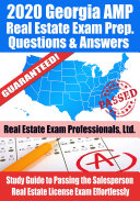 Read Pdf 2020 Georgia AMP Real Estate Exam Prep Questions & Answers