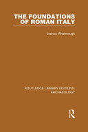 Read Pdf The Foundations of Roman Italy