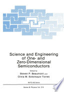 Science And Engineering Of One And Zero Dimensional Semiconductors