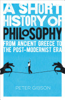 Read Pdf A Short History of Philosophy