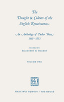 Read Pdf The Thought & Culture of the English Renaissance