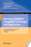 Emerging Intelligent Computing Technology And Applications