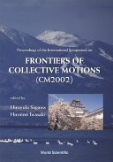 Read Pdf Frontiers of Collective Motions