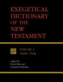 Read Pdf Exegetical Dictionary of the New Testament, Vol. 1