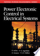 Power electronic control in electrical systems