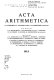 Acta arithmetica