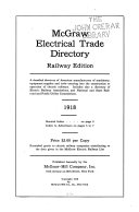 McGraw Electrical Trade Directory