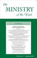 Read Pdf The Ministry of the Word, Vol. 26, No. 07: Crystallization-study of First and Second Kings