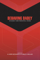 Read Pdf Behaving Badly in Early and Medieval China