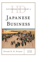 Read Pdf Historical Dictionary of Japanese Business
