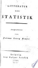 Litteratur der Statistik