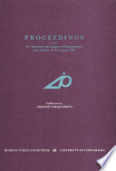 Proceedings of the 20th International Congress of Papyrologists, Copenhagen, 23-29 August, 1992