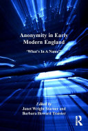 Read Pdf Anonymity in Early Modern England
