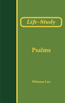 Read Pdf Life-Study of Psalms