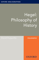 Read Pdf Hegel: Philosophy of History: Oxford Bibliographies Online Research Guide