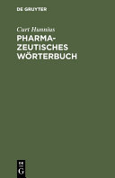 Read Pdf Pharmazeutisches Wörterbuch