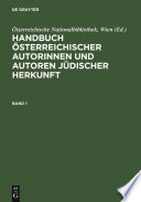 Handbuch österreichischer Autorinnen und Autoren jüdischer Herkunft