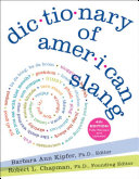 Read Pdf Dictionary of American Slang 4e