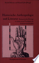 Historische Anthropologie und Literatur