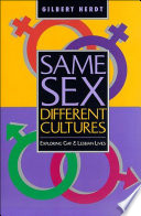 Same Sex Different Cultures book