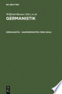 Germanistik – Namenregister (1995-2004)