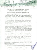U.S. Forest Service Research Note SE.