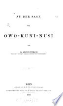 Zu der Sage von Owo-kuni-nusi