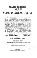 Graefe-Saemisch Handbuch der gesamten Augenheilkunde