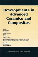 Developments in Advanced Ceramics and Composites pdf