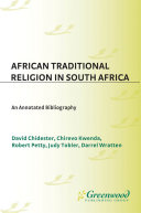Read Pdf African Traditional Religion in South Africa: An Annotated Bibliography