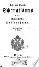 Hof- und Staats-Schematismus des Österreichischen Kaiserthumes