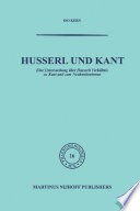 Husserl und Kant