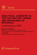 Read Pdf Analytical Chemistry in the Exploration, Mining and Processing of Materials