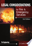 Legal Considerations For Fire And Emergency Services 3rd Edition