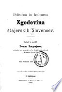 Politična in kulturna zgodovina štajerskih Slovencev