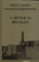 Read Pdf A Lifetime in Jerusalem