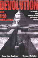 Devolution and Black State Legislators pdf
