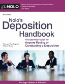 Nolo S Deposition Handbook