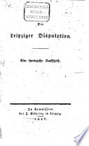 Die Leipziger Disputation