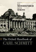 Read Pdf The Oxford Handbook of Carl Schmitt