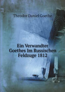 Read Pdf Ein Verwandter Goethes Im Russischen Feldzuge 1812